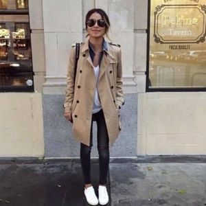 Beige / tan Cole Haan Trench jacket